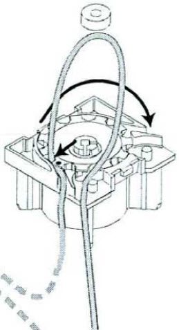 Place a section of the new cord into the clutch.jpg
