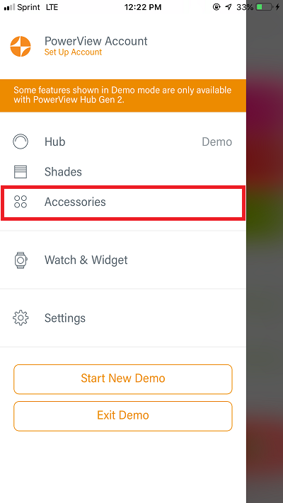 Accessories menu in PowerView® App.png